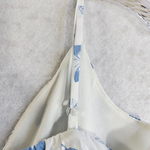 B Smart Dress Juniors Womens Sz 7 Mini Tiered Butterfly Y2K Coquette Babydoll - Picture 8 of 15